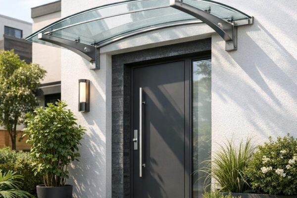 Wie moderne Vordächer Ihren Immobilienwert steigern